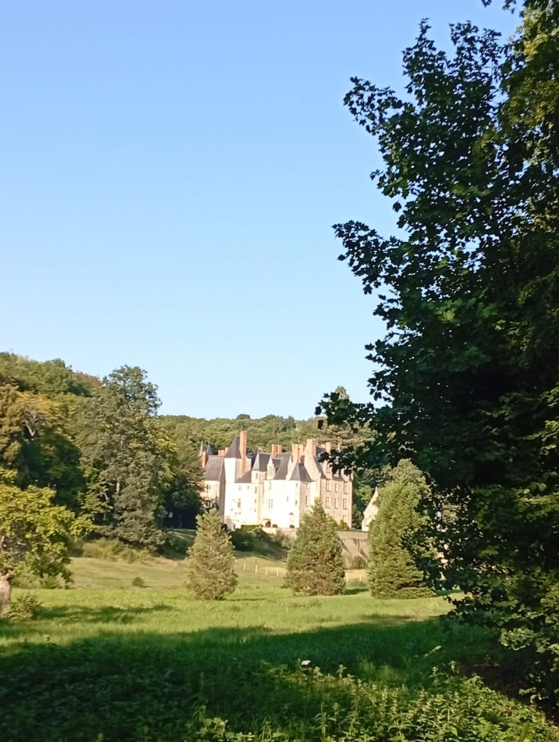 Château dans un écrin de verdure Château dans un écrin de verdure