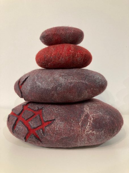 Cairn tons rouges